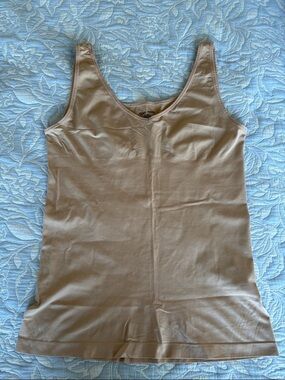 Jockey Beige Nude Tank Shaper - Women’s Lightweight Camisole